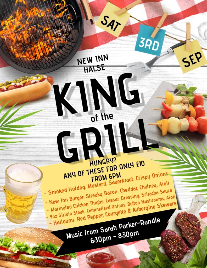 King of the Grill New Inn, Halse, Taunton, Somerset