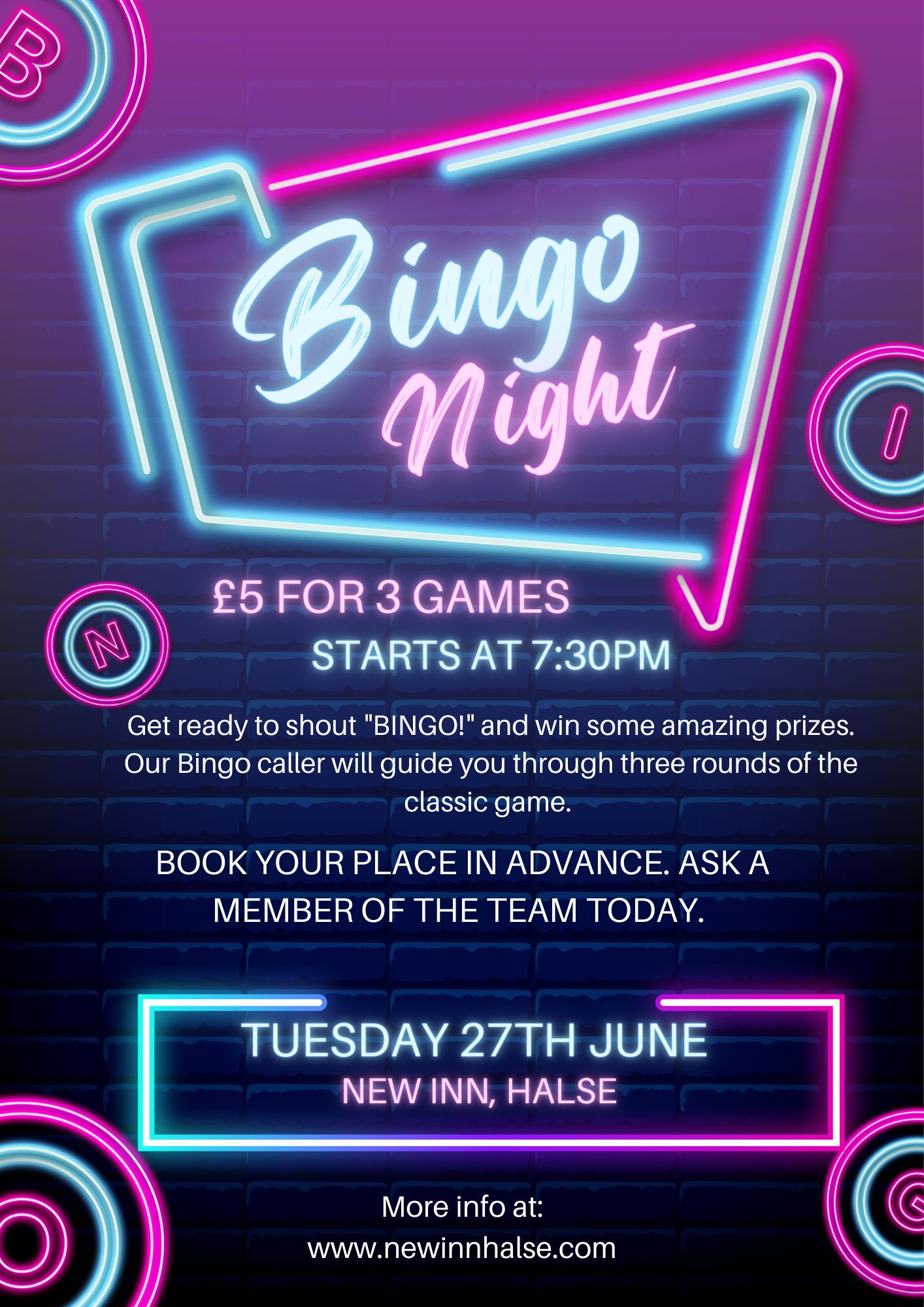 Bingo Night June 23