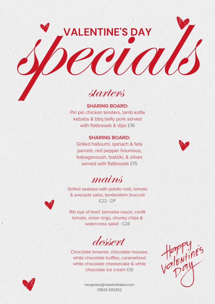 Valentine's Menu 2