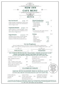 CafeBrunch Menu 2026 2