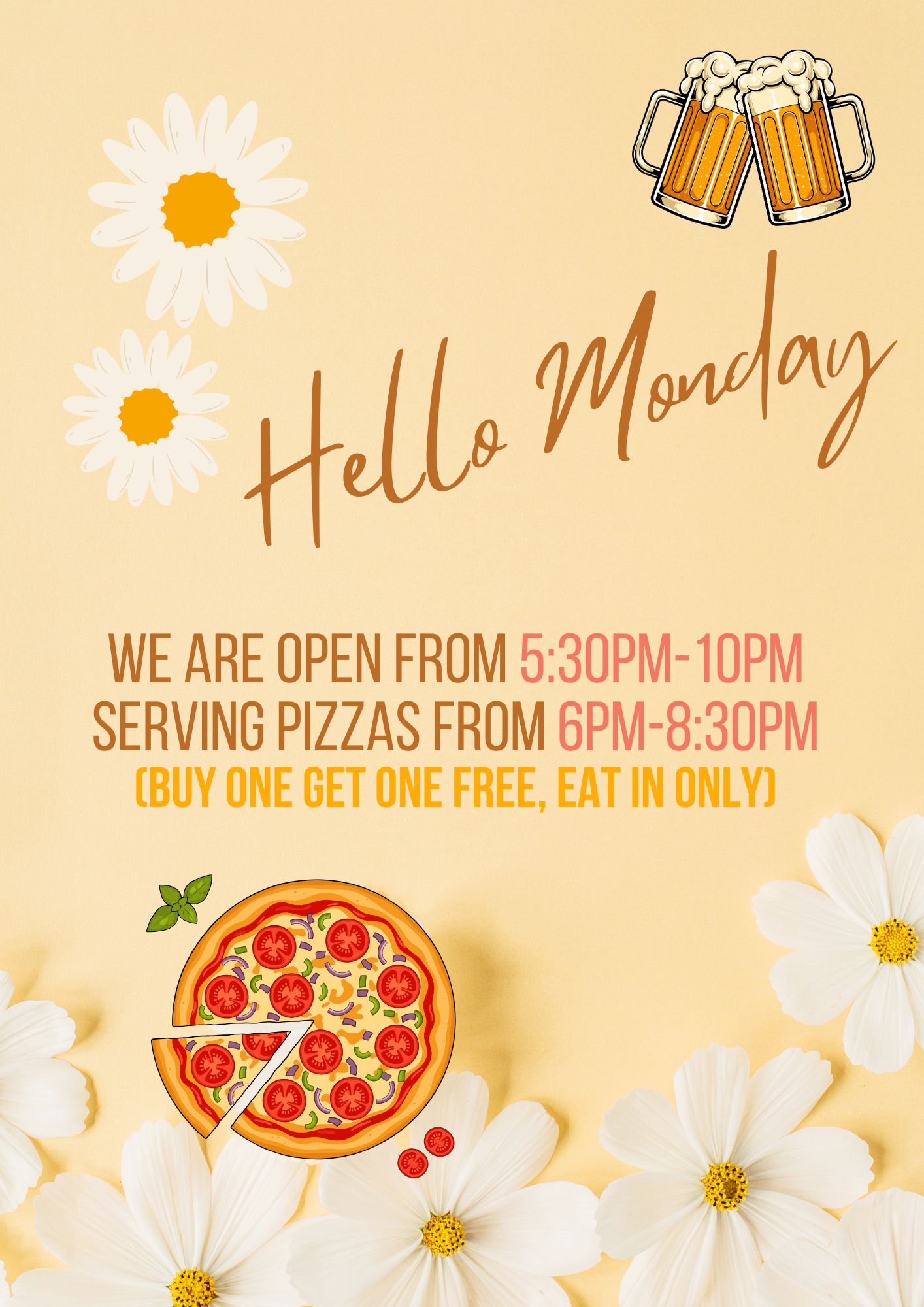 Monday Opening