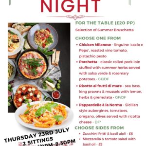 Italian Theme Night