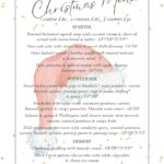 Christmas Menu 2026