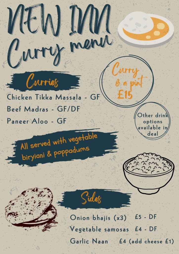 Oct curry & pint